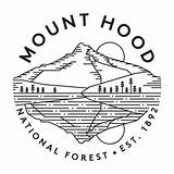 Hood Mt Mount Coloring Drawing Designlooter 500px 15kb Paintingvalley Mthood sketch template