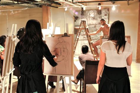 new life drawing group throws naughty art parties