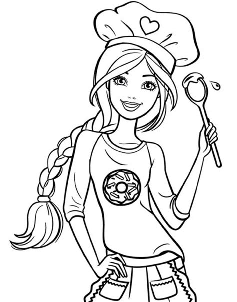 coloring sheets  girls barbie  doll  coloring barbie