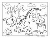 Dinosaur Hatching Egg Fierce sketch template