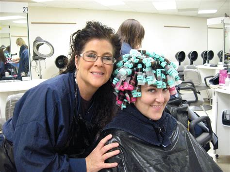 Mom Giving Kara A Perm At Cosmo School Permed Hairstyles Hair