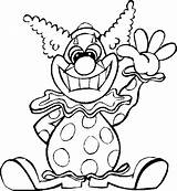 Coloring Pages Clown Clowns Kids Scary Colouring Printable Cliparts Draw Print Christmas Popular Gif sketch template