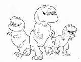 Allosaurus Rex Dinosaurs sketch template