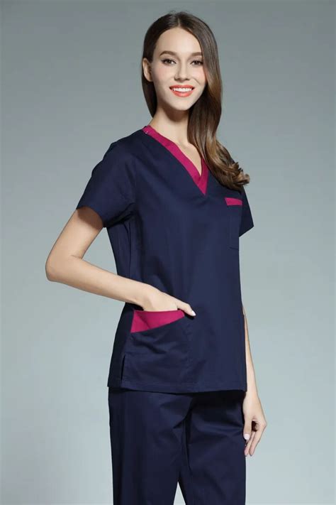 surgical cap 2017 new women s short sleeve medical scrub uniforms set