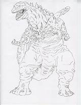 Godzilla Greyman sketch template