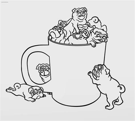 printable pug coloring pages coloring home