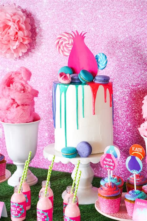Kara S Party Ideas Trolls Birthday Party With Free