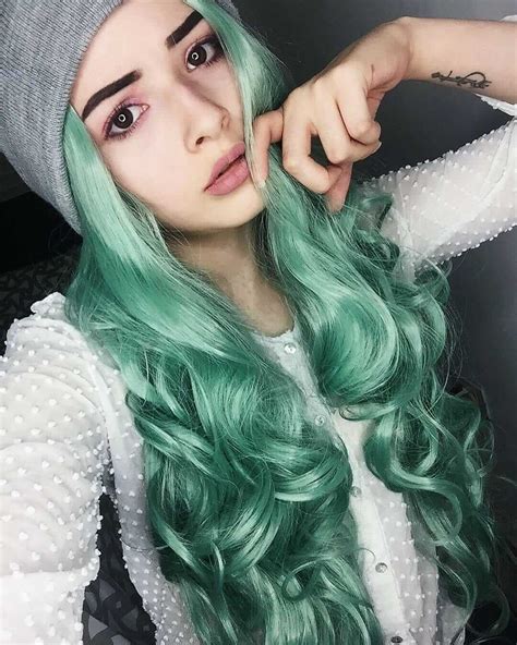green hair color ideas     ninja cosmico