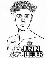 Bieber sketch template