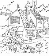 Coloring Adult Towns Pages Little Book Small Sweet Choose Board Kids sketch template