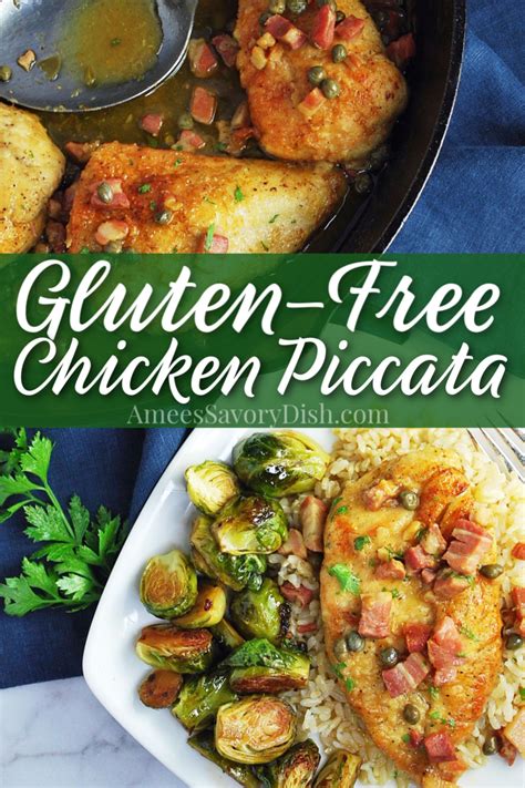 easy gluten  chicken piccata  pancetta amees savory dish
