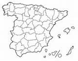 Spain Coloring Provinces Canary Islands Dibujo Galicia Colorear Coloringcrew 128px 96kb sketch template