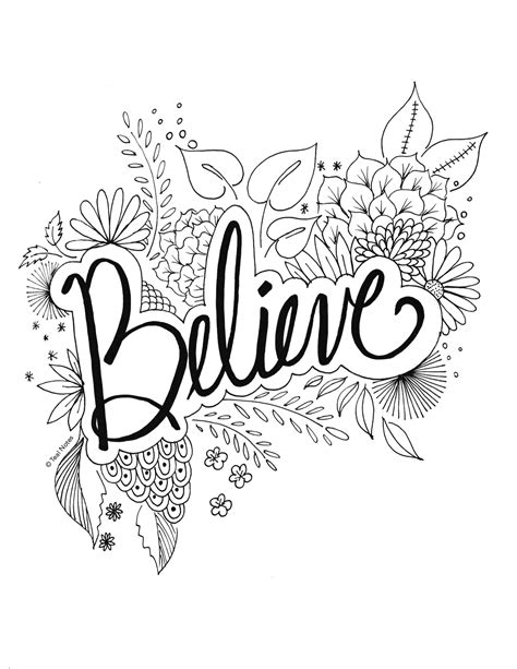 cute printable quote coloring pages