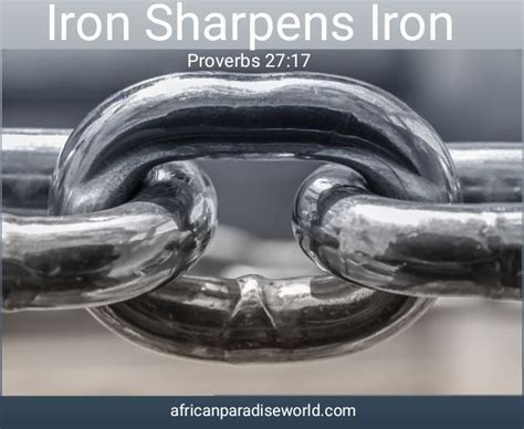 iron sharpens iron meaning   scriptures  examples