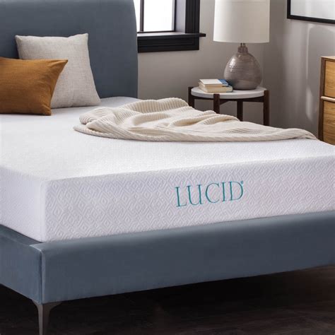 Lucid 10 Gel Memory Foam Mattress Firm Twin Xl