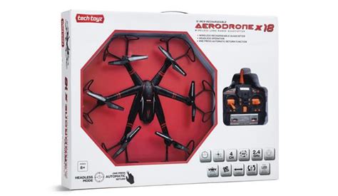 tech toyz aerodrone  quadcopter hy vee aisles  grocery shopping