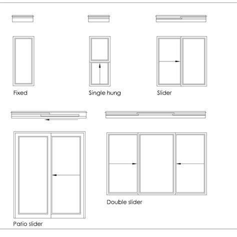 sliding window elevation plan section autocad design cadbull bankhomecom