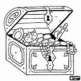 Treasure Coloring Box Empty Getcolorings Chest Printable sketch template