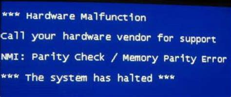 nmi hardware failure  windows