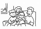 Family Coloring Proud Pages Getcolorings Color sketch template