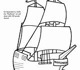 Mayflower Ship Drawing Getdrawings Coloring sketch template