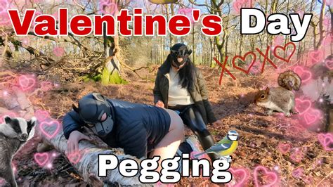 Valentines Day Outdoor Public Woodland Pegging Femdom Flr Mistress