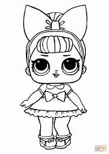 Coloring Lol Doll Pages Fancy Glitter Surprise Printable Drawing sketch template