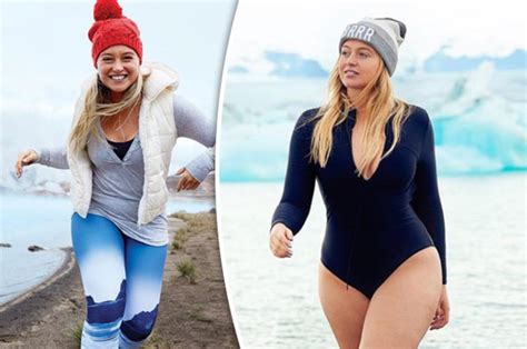Iskra Lawrence Strips In Snow For Aerie Body Positivity