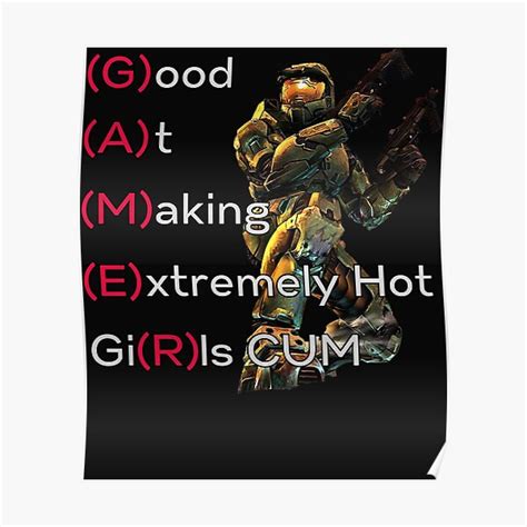 Good At Making Extremely Hot Girls Cum Funny Gamer Classic Poster For