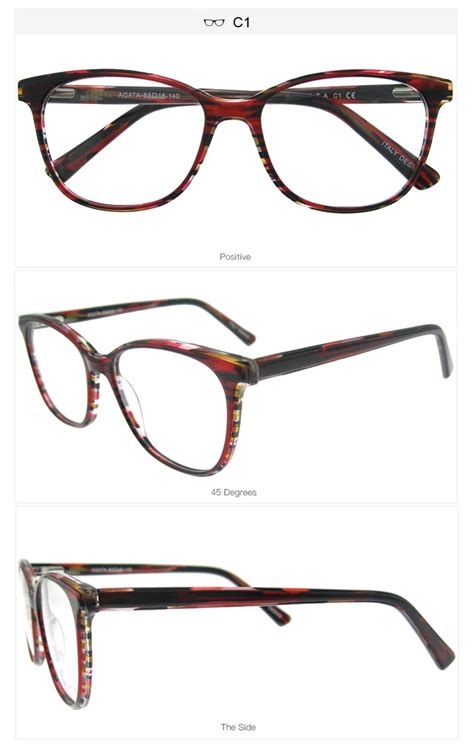 occi chiari eyeglasses acetate women optical glasses full rim frames c