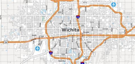 wichita map collection kansas gis geography