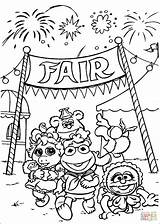 Ausmalbilder Jahrmarkt Muppet sketch template