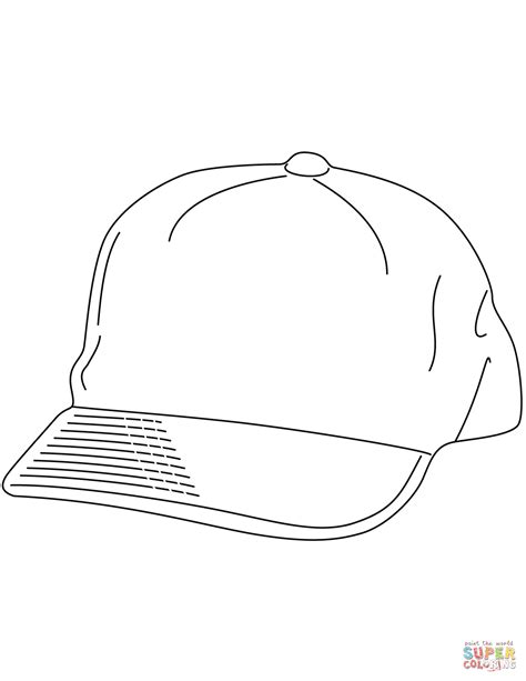 baseball cap coloring page hat baseball cap coloring book drawing png