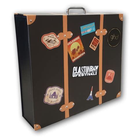 cardboard suitcase box  handle duncan packaging