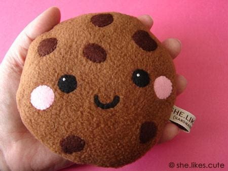 cookie plushie na soft toy handmade zszywkapl