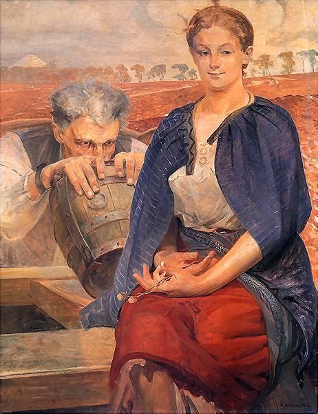 Paintings Reproductions Poisoned Well Iv By Jacek Malczewski 1854