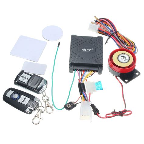 db motorcycle scooter security alarm system anti theft remote control security alarm