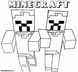 Minecraft Coloring Pages Print Colorings sketch template