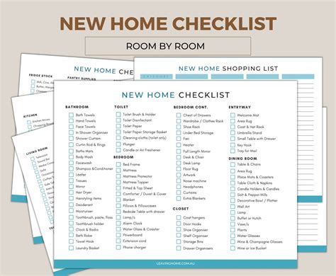 home essentials checklist room  room household items etsy