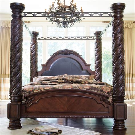 north shore canopy bed millennium  reviews furniture cart