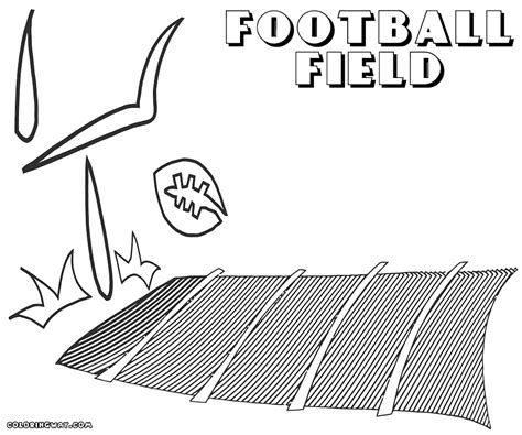 coloring page football field warehouse  ideas
