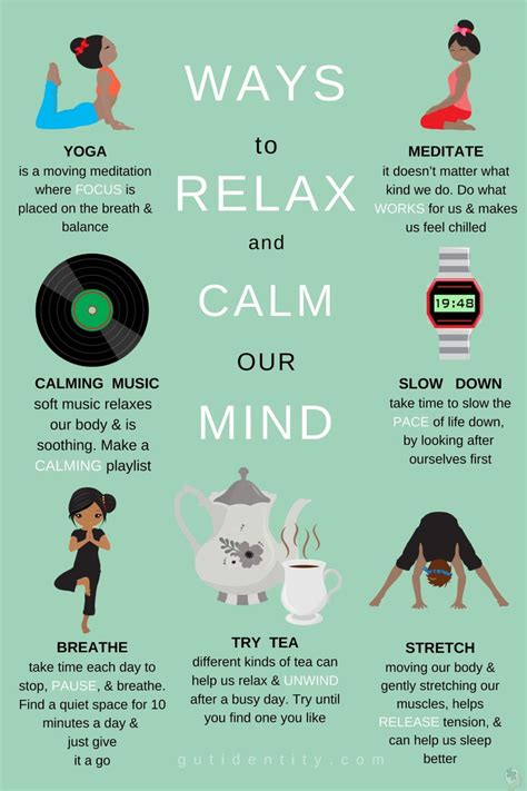ways to relax and calm our mind 99c aud digital download etsy