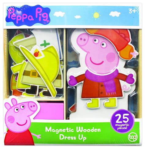 peppa pig magnetic wood dress  puzzle  piece read  reviews