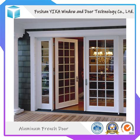 security main door design double tempered glass insulated aluminum casement door china