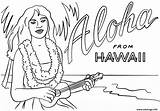 Ukulele Coloriage Ausmalbilder Danseuse Hawaienne Ete Dessin Vacance Avec Ausmalbild Imprimer Colorir sketch template