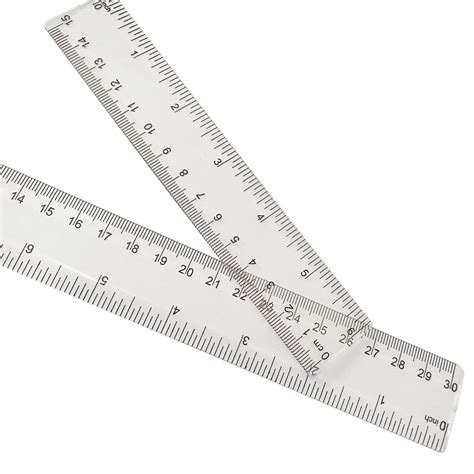 buy  pack plastic ruler straight ruler clear   measuring