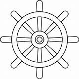 Wheel Ship Vector Outline Getdrawings sketch template