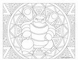 Coloring Blastoise Pokemon Pages Printable Windingpathsart Adult Mandala Pikachu Kanto Sheets Visit Educare Info Caterpie sketch template