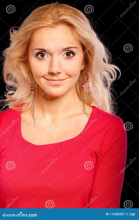 portrait of beautiful fair haired girl stock image image of fair