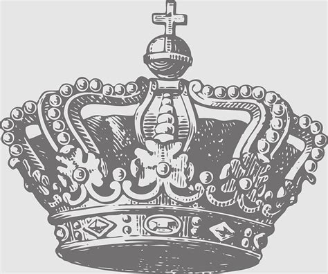 european  american elements black  white handpainted prison tattooing queen crown